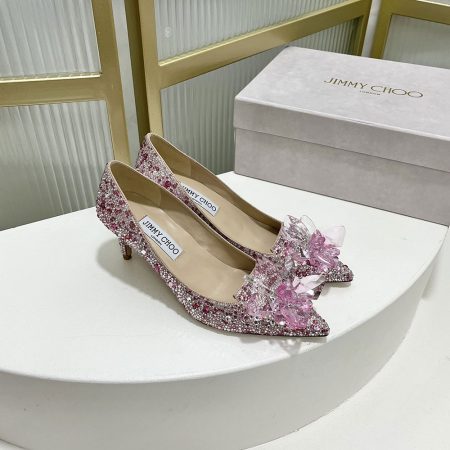 Jimmy Choo Allure Crystal Point Slide Sandal - Image 7