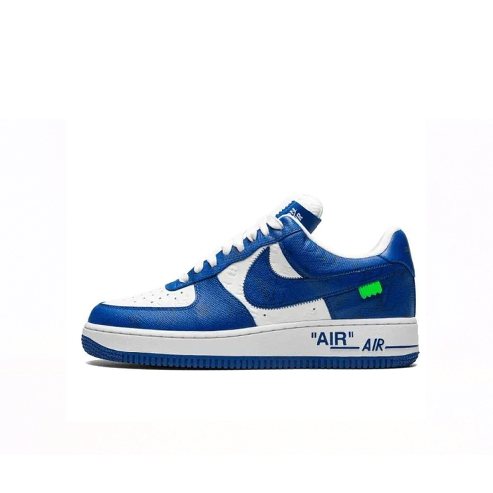 Nike Air Force 1 Low LV Monogram Brown Damier Azur - Image 7