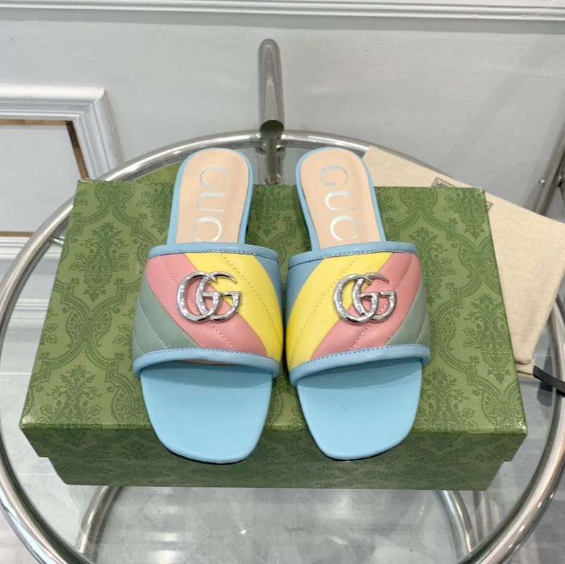 Gucci Double G Slide Sandal 619893 - Image 7