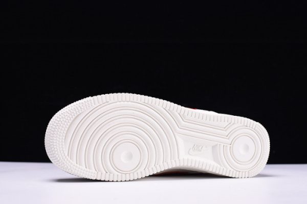 Nike Air Force 1 07 White Sport Red New Shoes 315122-126