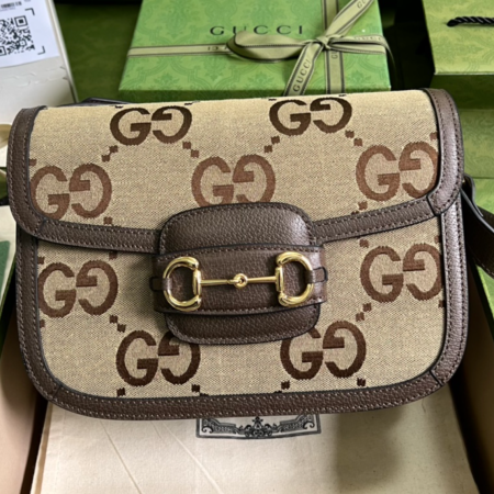 GUCCI 1955 Horsebit Shoulder Bag - Image 10