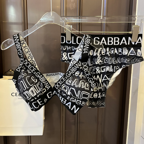 DOLCE & GABBAN DG Two-piece Swimsuit Swimwear
