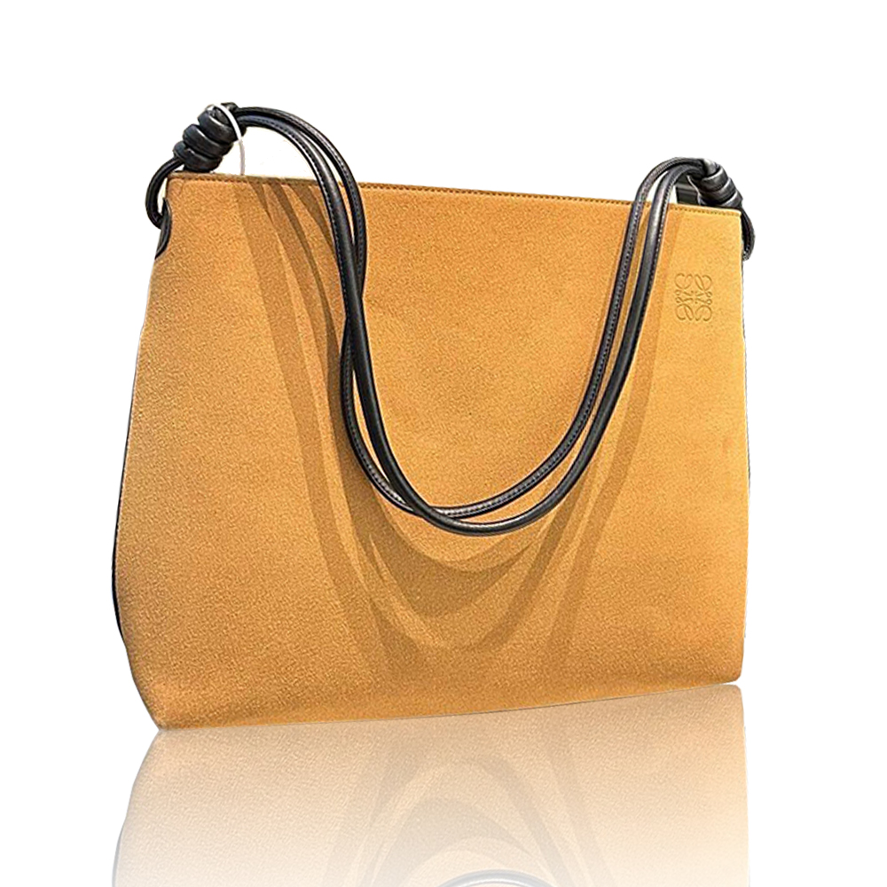 LOEWE Suede Tote Bag - Image 1