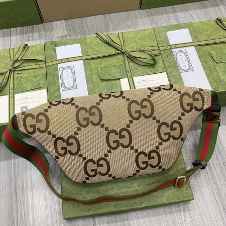 Gucci Canvas And leather Crossbody Shoulder Bag - Image 4