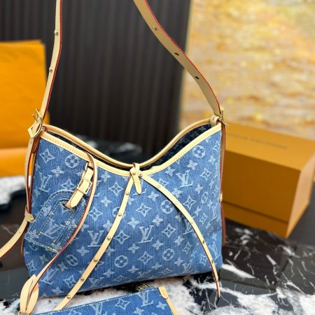 LV CarryAll MM Monogram Denim Bag - Image 1