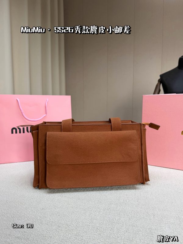 Miu Miu Beau Suede Shoulder Bag