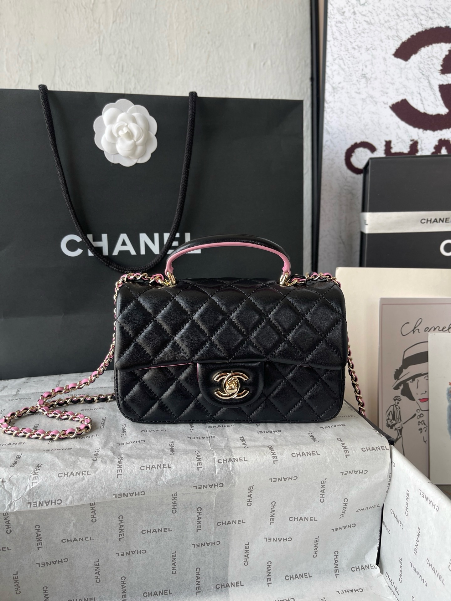 Chanel CF Handbag - Image 8