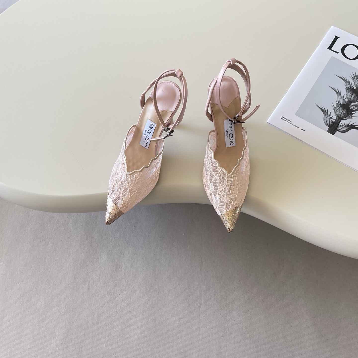 Jimmy Choo Faiz 100 Lace-Up High Heels| - Image 6