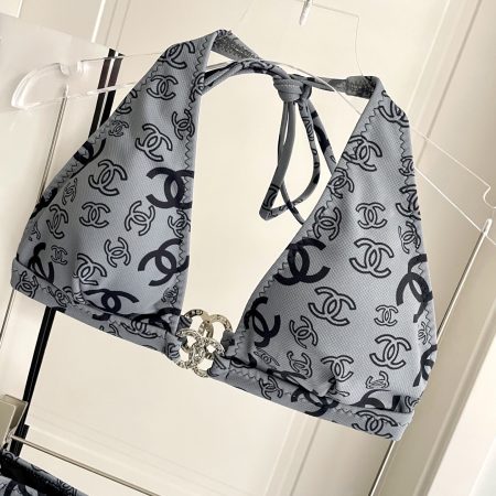 Chanel Two-Piece Swimsuit Swimwear - Image 3