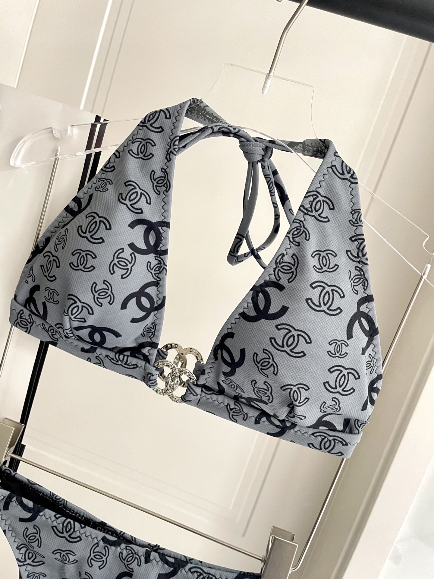 Chanel Two-Piece Swimsuit Swimwear - Image 3
