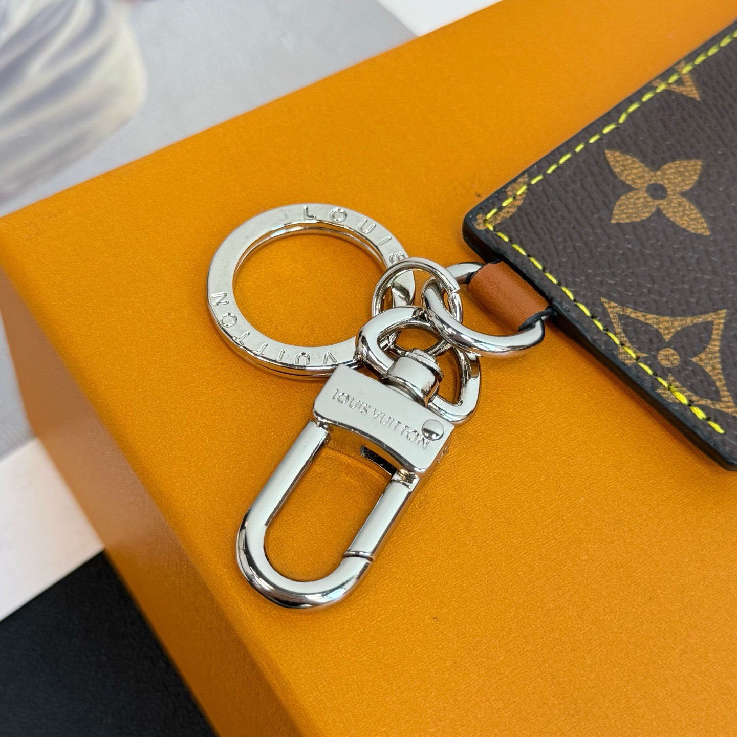 LV Chocolate Bar Figurine Key Holder And Bag Charm - Image 4