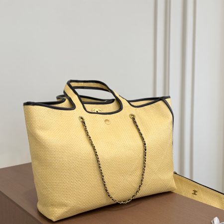 Chanel Woven Tote Bag - Image 5