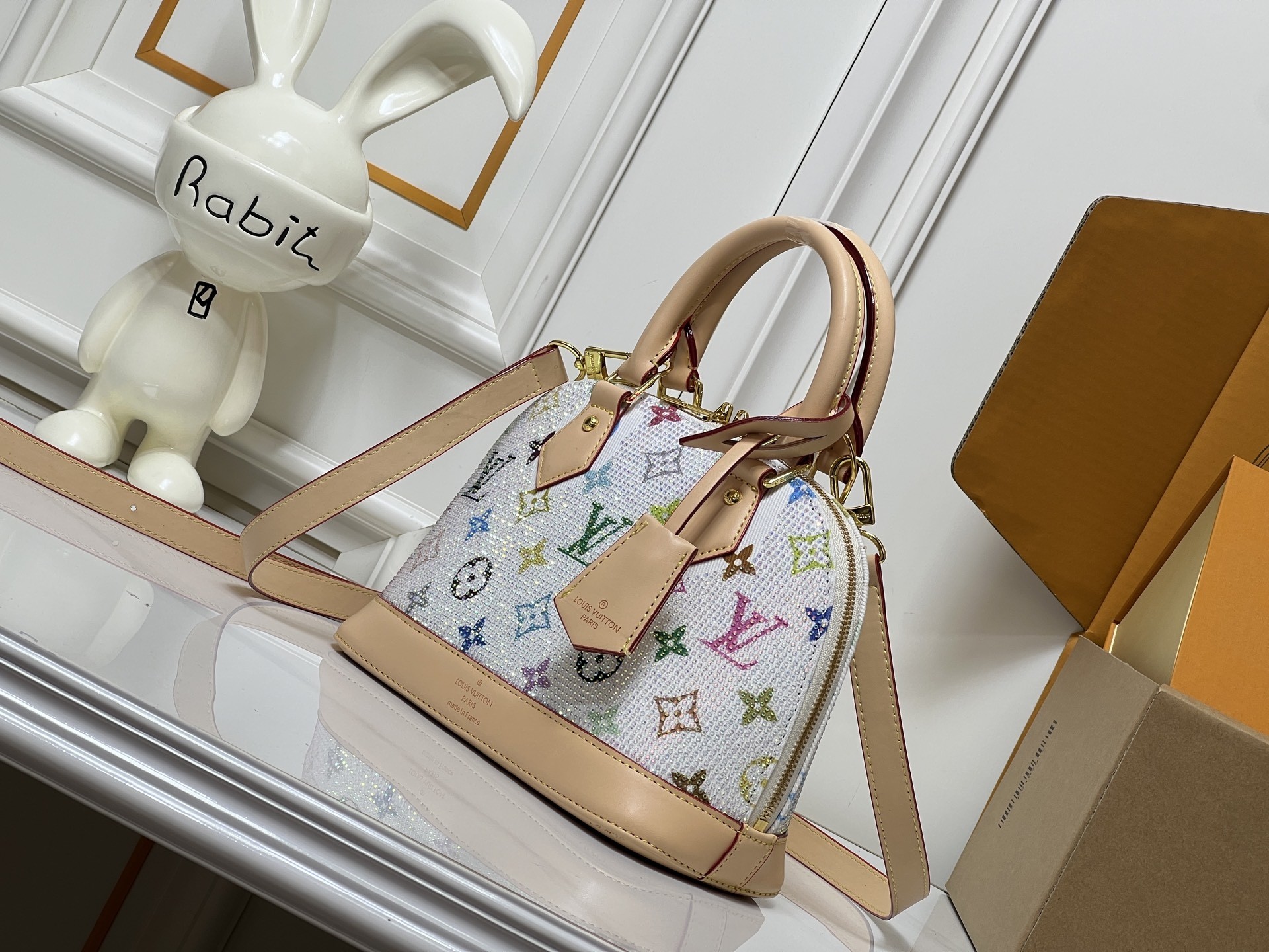 LV x TM Alma BB Shiny Handbag - Image 4