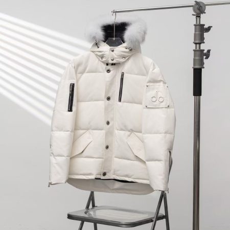 MOOSE KNUCKLES Oversized Scissors Hooded Fur-Trim Down Jacket - Image 2