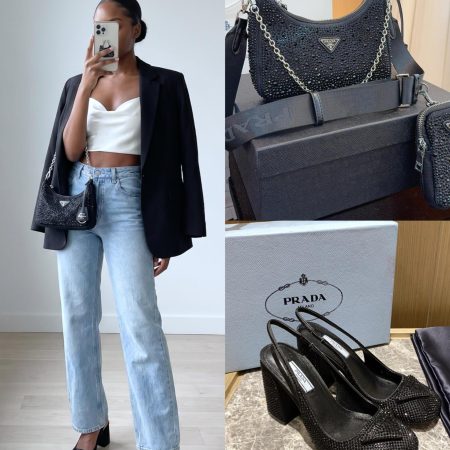 Prada Shoes & Bag Set