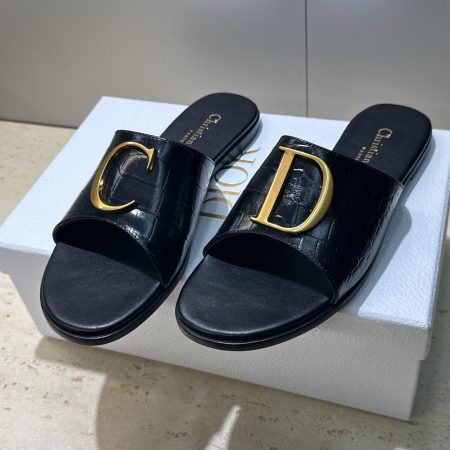 Dior CD Logo Slides Sandals - Image 9