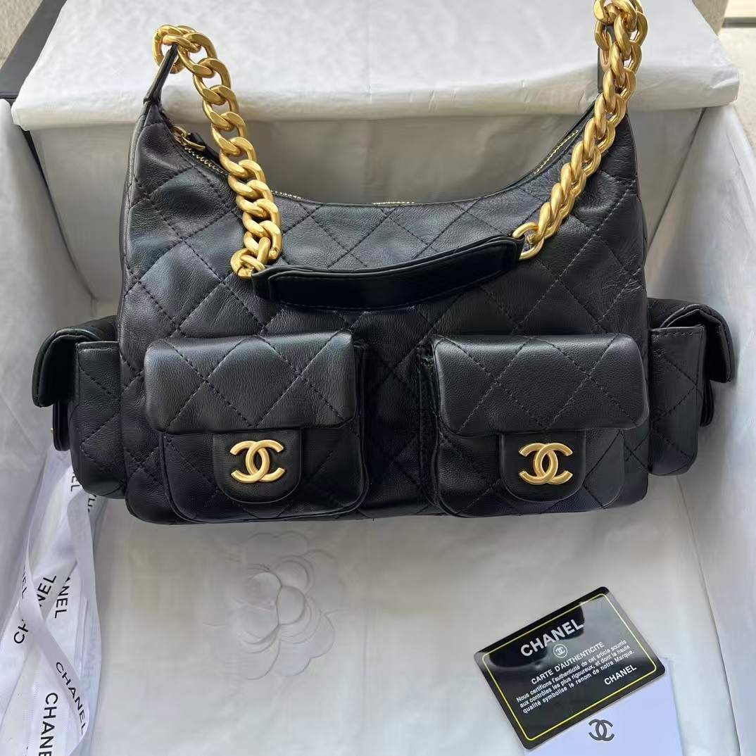 Chanel 25C Quilted Trendy Hobo Bag - Image 2