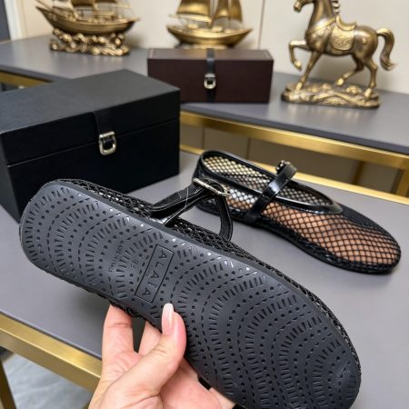 Alaya Flat Ballet Tulle Shoes with Rhinestone Accents - Image 9