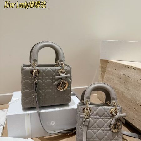 Dior Small & Micro Lady Dior My ABC Dior Bag with bow - Image 9