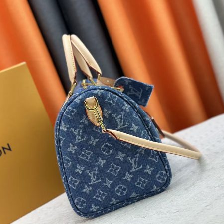 LV Speedy Bandoulière 30 Denim - Image 4