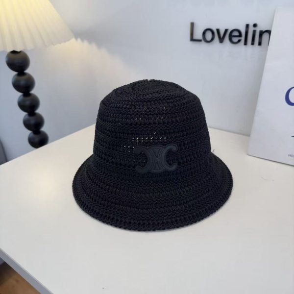 Céline Knitted Boater Hat
