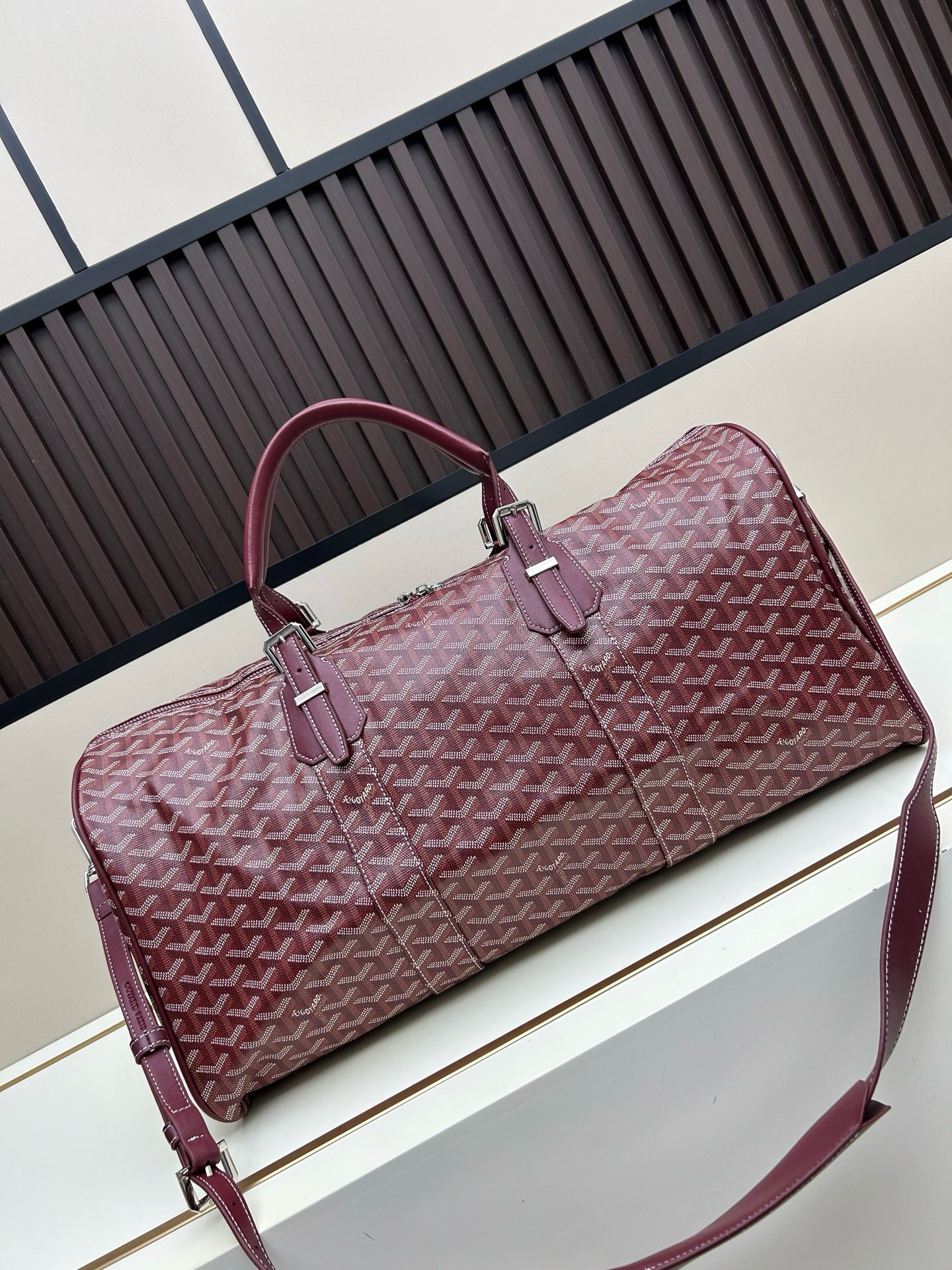 Goyard Boston 50 travel bag - Image 6