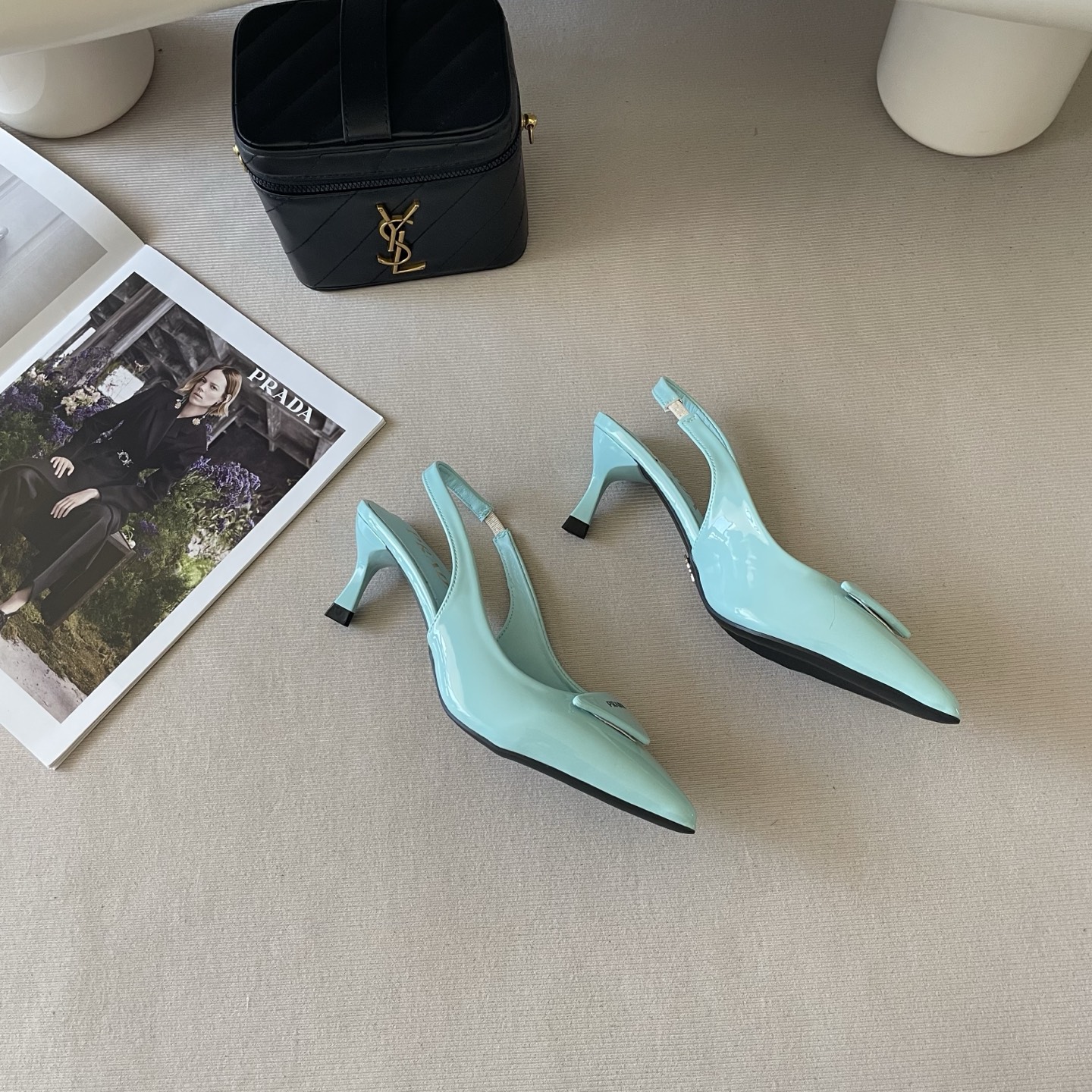 Prada Stiletto Sandals - Image 10