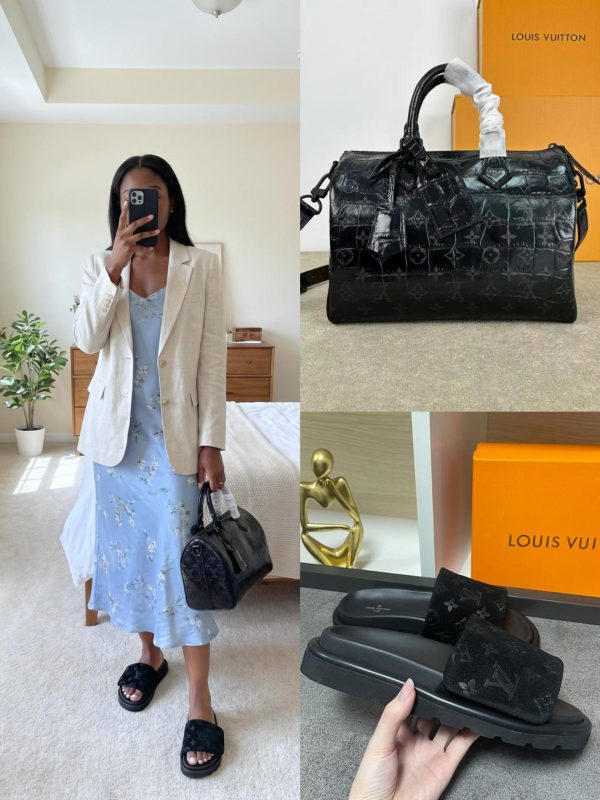 LV Shoes & Bag Set