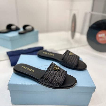 Prada Triangle-logo Sandals - Image 2