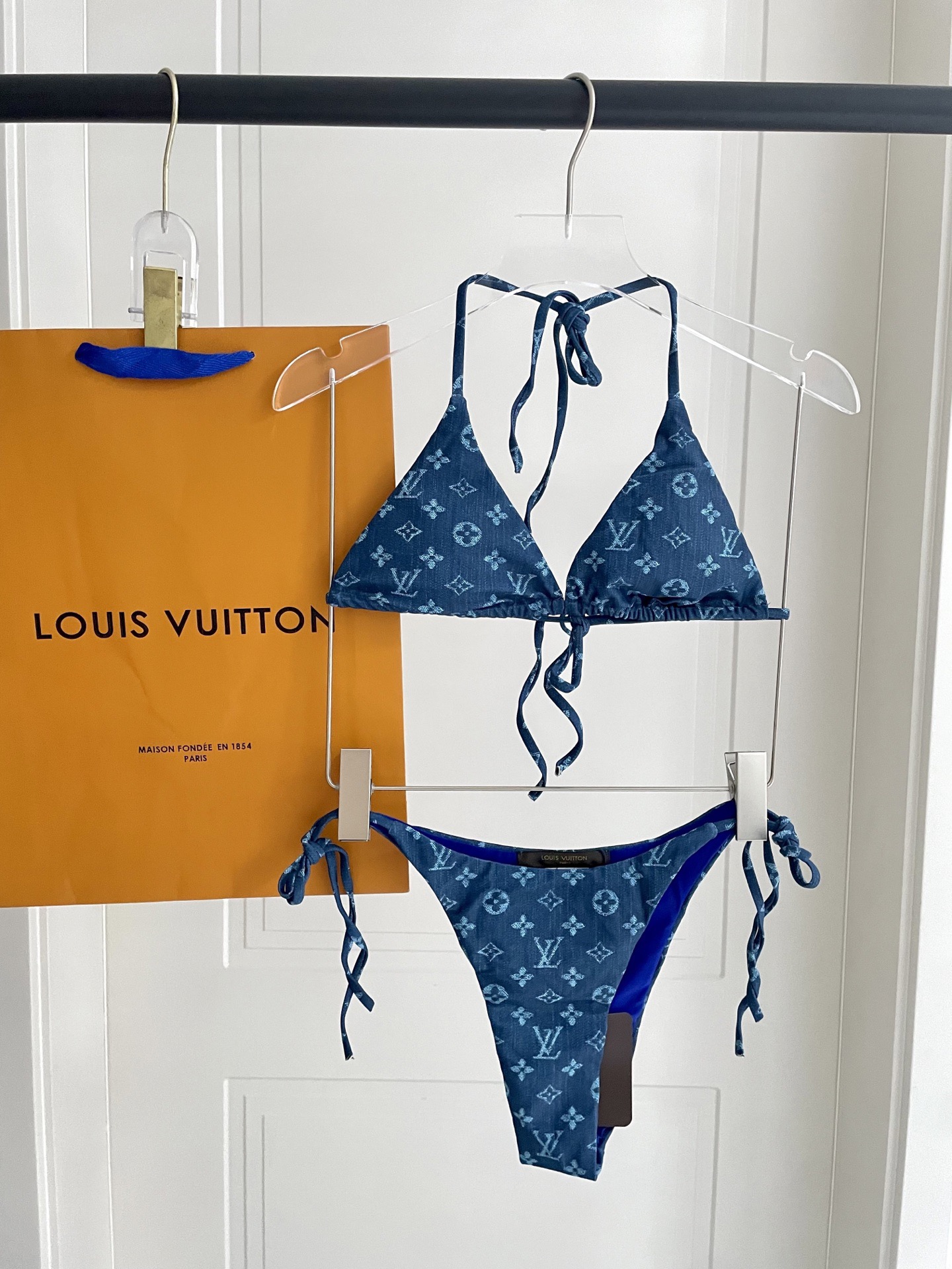 LV Two-Piece Swimsuit Swimwear - Image 1