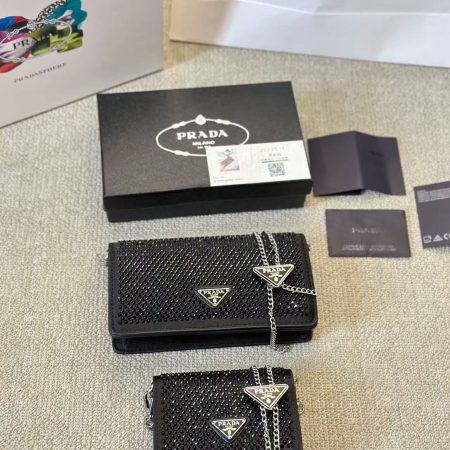 Prada crystal flap bag - Image 1
