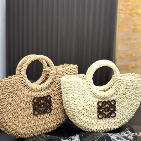 Loewe Anagram Basket Woven Shopping Bag
