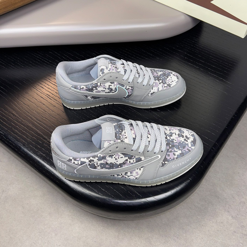 Travis Scott X Nike Air Jordan 1 Low X Givenchy Sneakers - Image 3