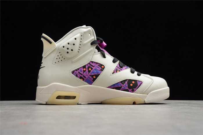 AIR JORDAN 6 RETRO QUAI54 SAIL BLACK CZ4152-101 - Image 6
