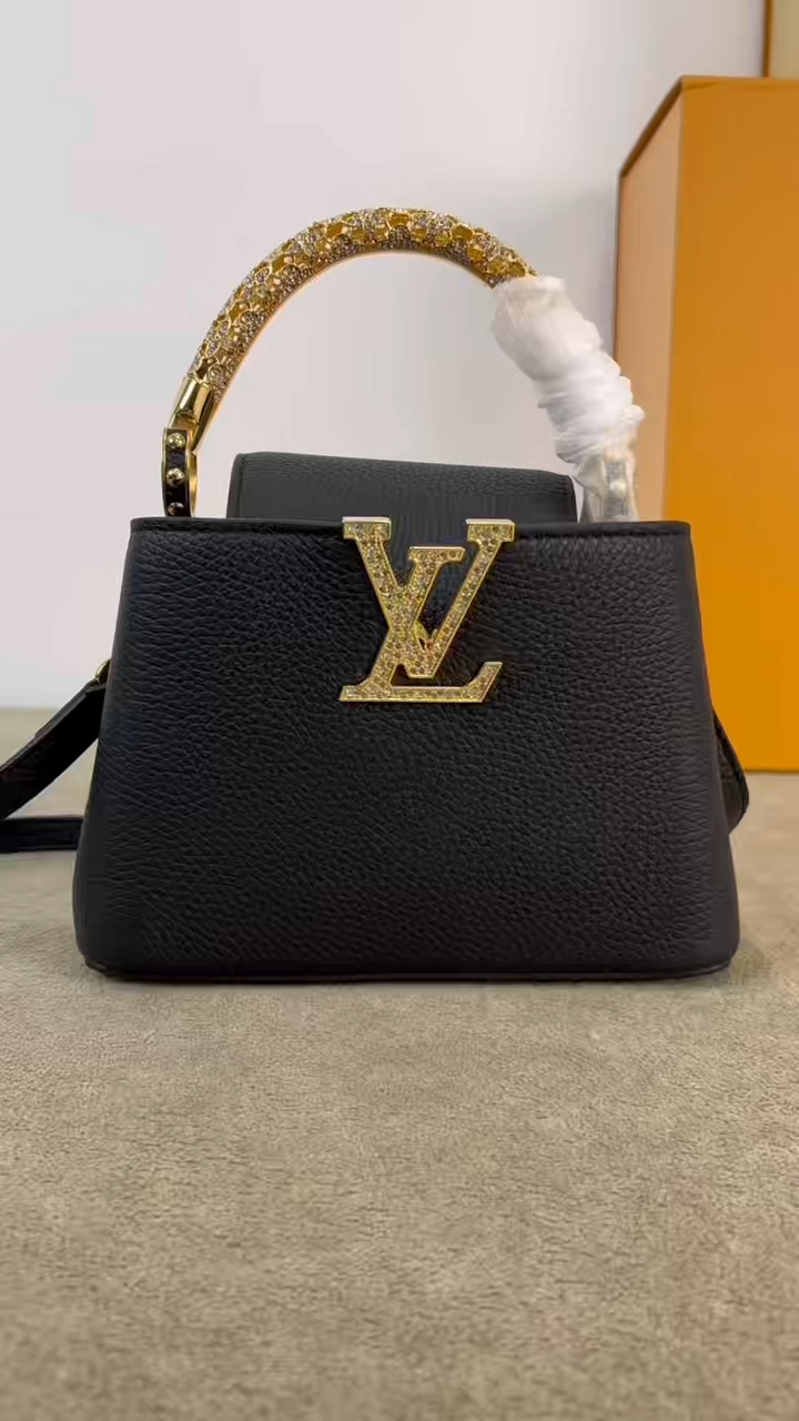 LV Capucines Mini Handbag (Top Quality) - Image 2