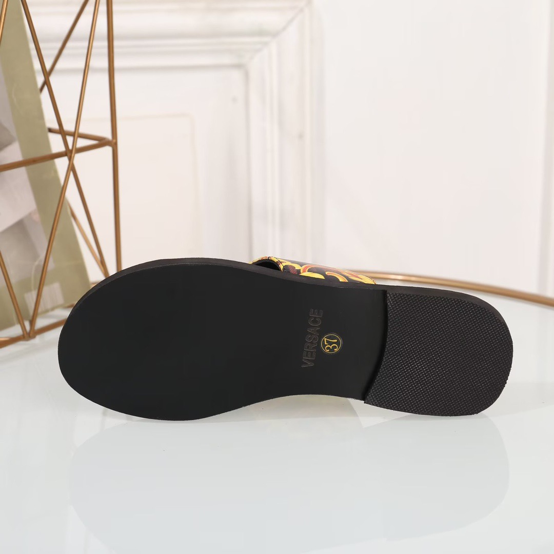 Versace Yellow Sandals - Image 6