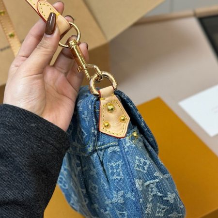 LV Sunset Denim Handbag - Image 7