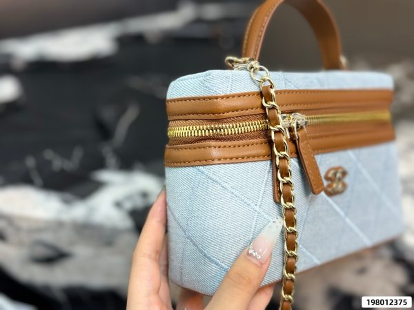 Chanel Resort Collection Denim Lunchbox Bag
