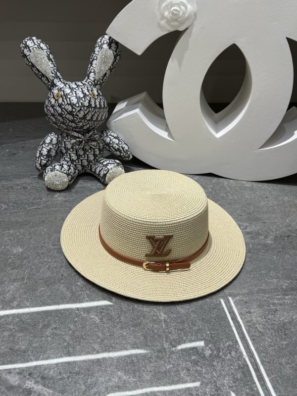 LV Flat-Top Straw Ha