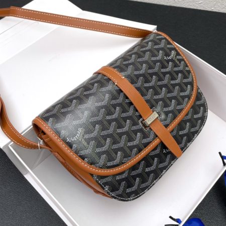 Goyard Belvedere Messenger Small Bag Black / Brown - Image 2