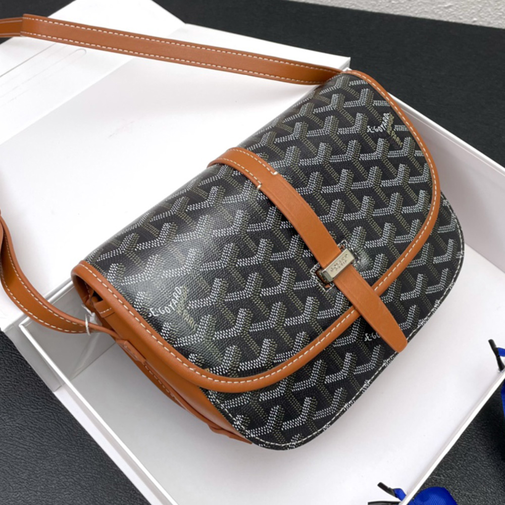 Goyard Belvedere Messenger Small Bag Black / Brown - Image 2