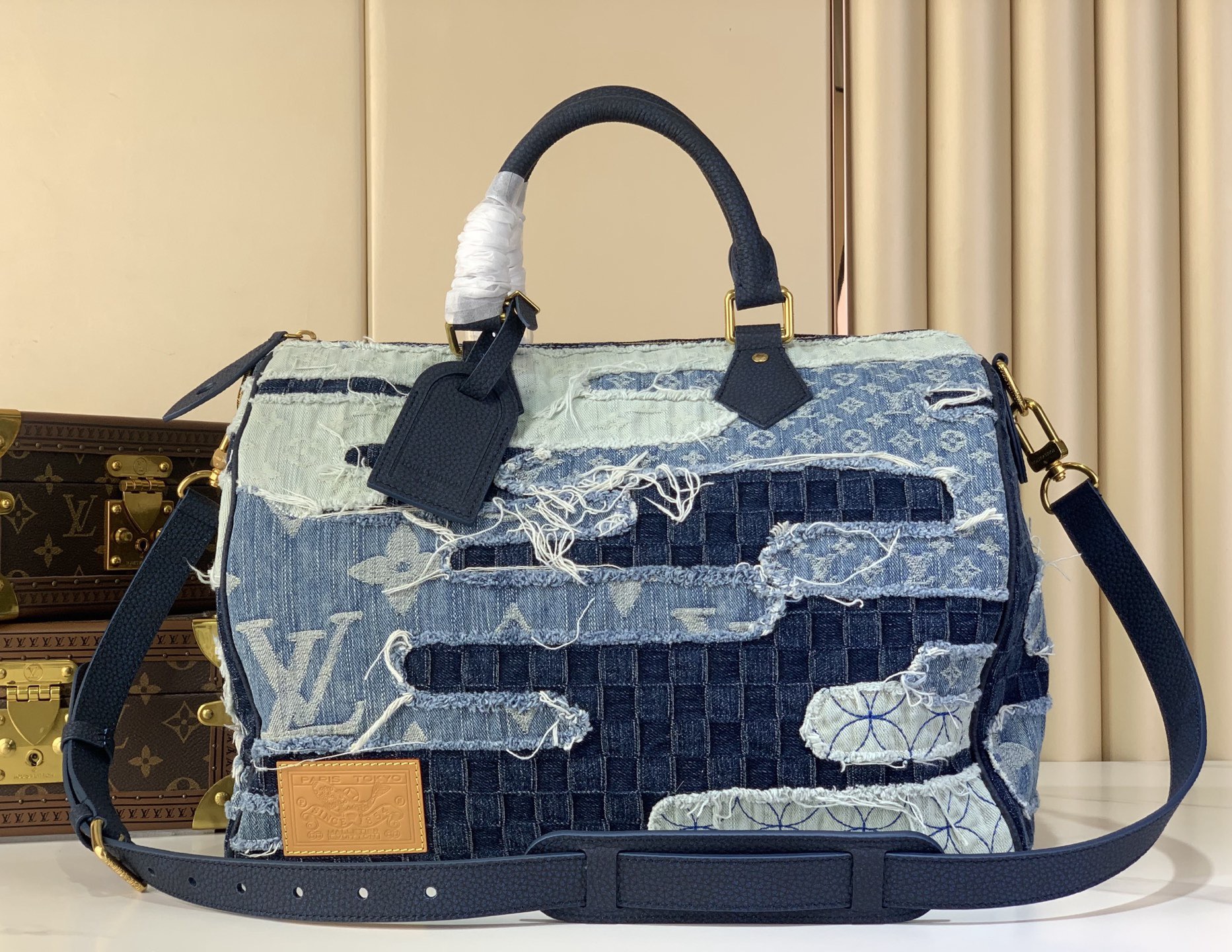 LV Sac Speedy 40 Bandouliere Monogram Other - For Men (Top Quality) - Image 1