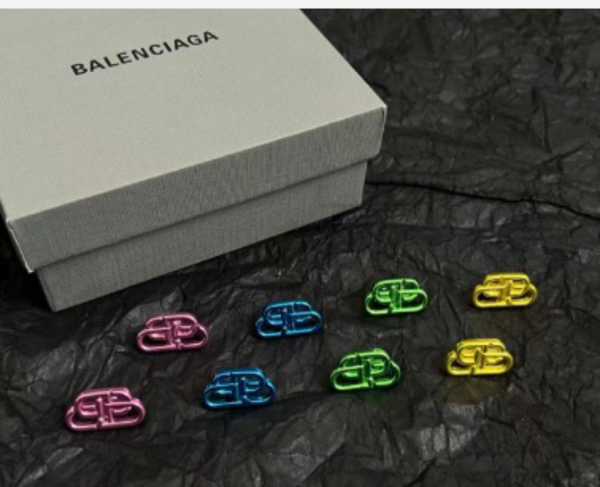 Balenciaga Metalic Earrings