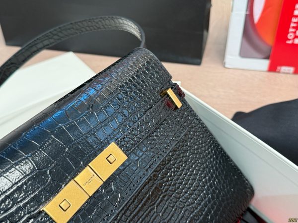 YSL Crocodile-pattern Bag
