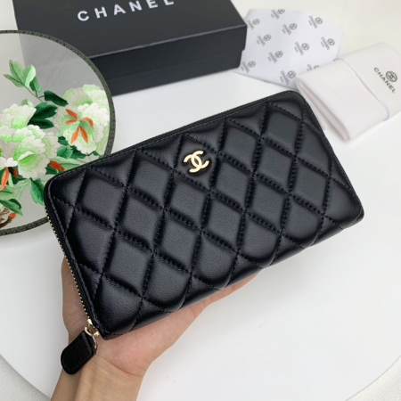 Chanel Classic Zipper Long Wallet - Image 5