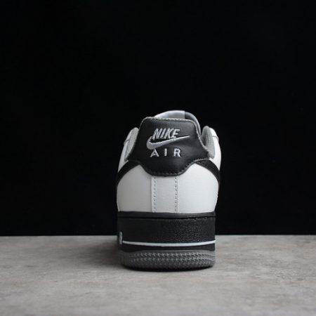 Nike Air Force 1 Low White Dark Grey Black Shoes 553689-609 - Image 4