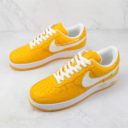 LV x Nike Air Force 1'07 LV8 Low Yellow/white/LV Monogram - Image 5