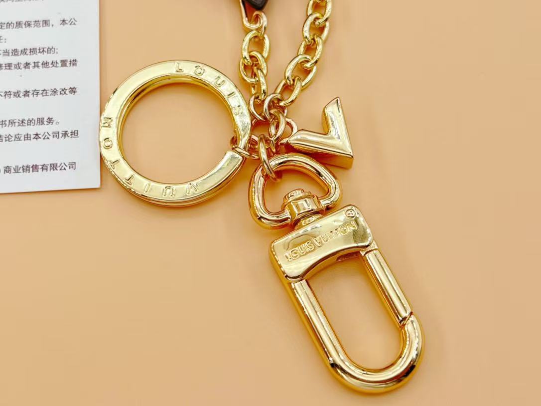 LV Flower Bagchain Keychain - Image 6