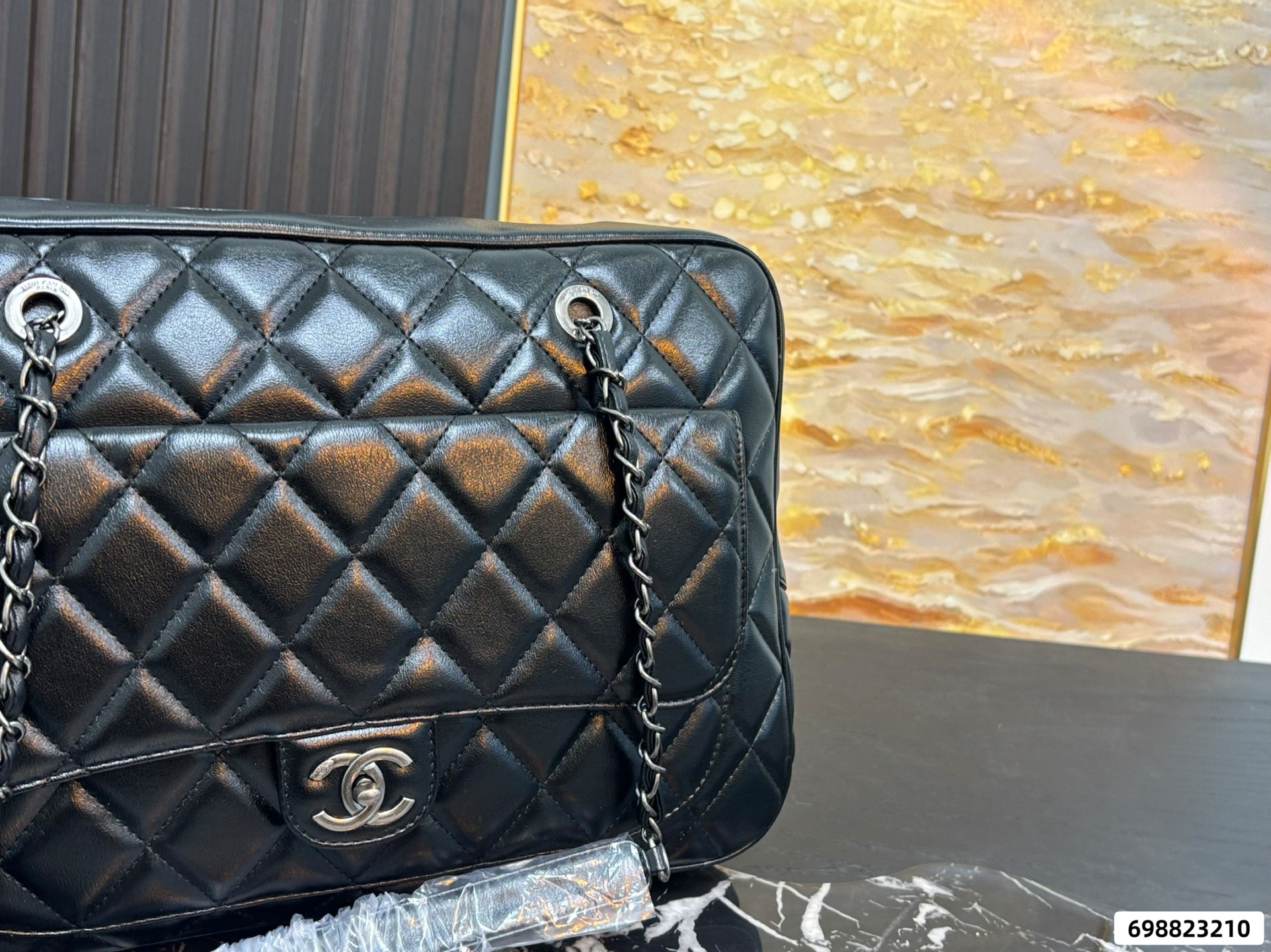 Chanel Chain Tote Bag - Image 4