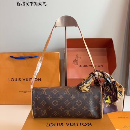 LV Vintage Monogram Canvas Pochette Twin GM Crossbody Bag - Image 4